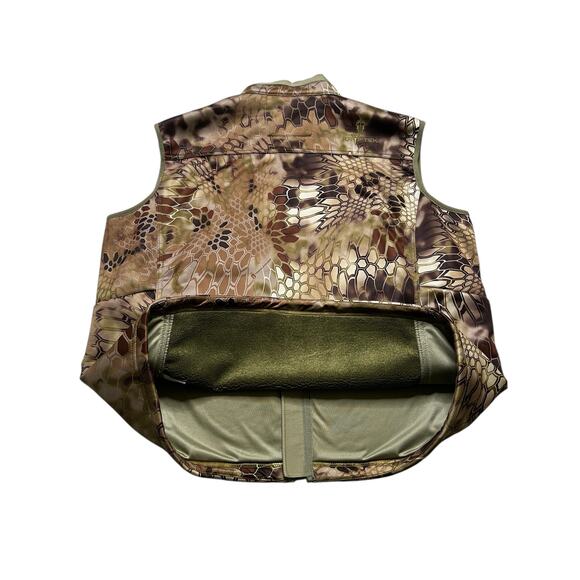 KRYPTEK Highlander Camo Hunting Vest - Men's XL - Full Zip - Fleece Lined Casual - Picture 8 of 13
